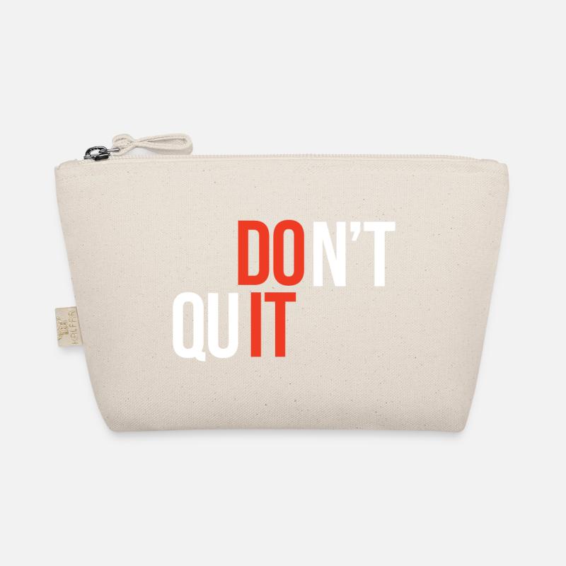 Don't Quit, Do It - Inspirierendes Zitat - Bio-Täschchen - Natur