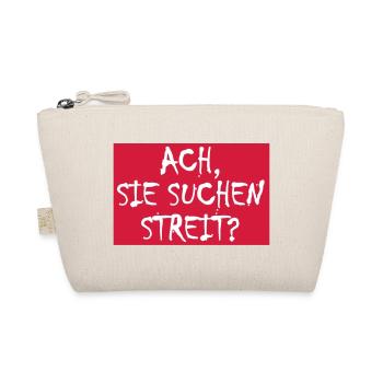 ACH, SIE SUCHEN STREIT?- Vektorgrafik - Bio-Täschchen - Natur - Vorne