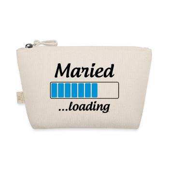 Maried ...loading - Wedding - Bio-Täschchen - Natur - Vorne