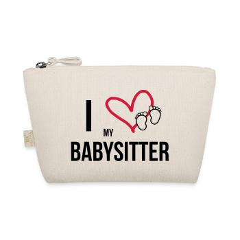 Baby-sitter / Babysitter / Baby / birth / Child - Organic Pouch - nature - Front