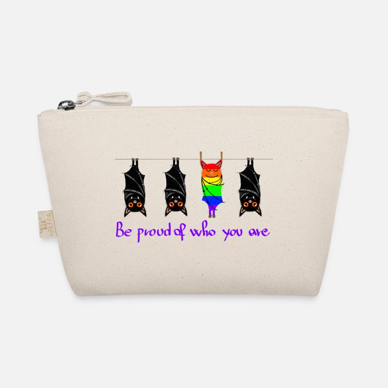 Bats Pride LGBT Sei stolz darauf, wer du bist GAY PRIDE Bio-Täschchen