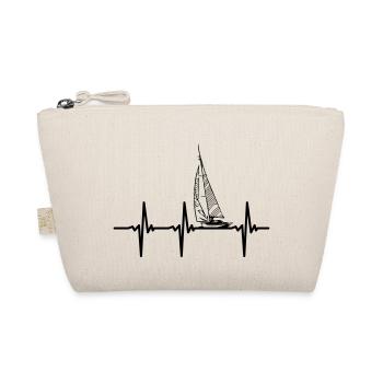 My heart beats for sailboats - Organic Pouch - nature - Front