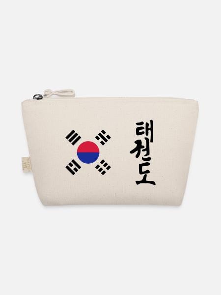 Taekwondo Taekwondoin Tae-Kwon-Do Tae Kwon Do - Organic Pouch - nature - Front