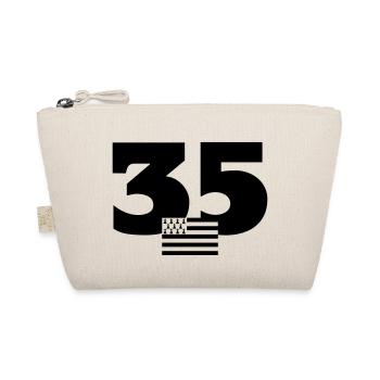 Bretagne / Breton / Bretonne / BZH / Breizh - Organic Pouch - nature - Front