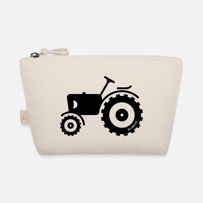 Trecker / Traktor / Schlepper / Zugmaschine - Bio-Täschchen - Natur