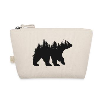 Bär Wald Illustration Bäume Bären Natur Symbol - Bio-Täschchen - Natur - Vorne