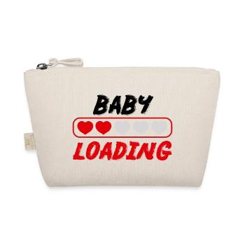 bébé, chargement, rigolote, coeur, chargement, barre - Trousse biologique - nature - Devant