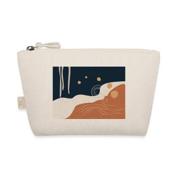 Abstract Go with the Flow 1 en Marine et Ocre - Trousse biologique - nature - Devant