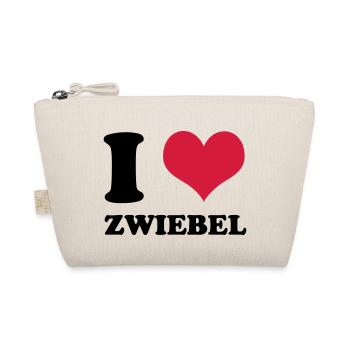 I Love Zwiebel - Bio-Täschchen - Natur - Vorne