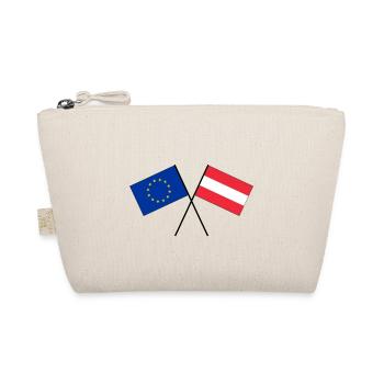 Austria Europe EU flag flag crossed - Organic Pouch - nature - Front