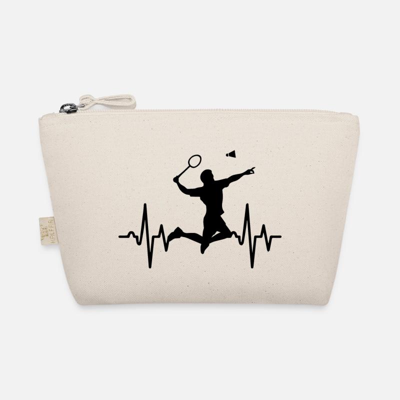 Badminton Racket Racketlon Shuttlecock Organic Pouch