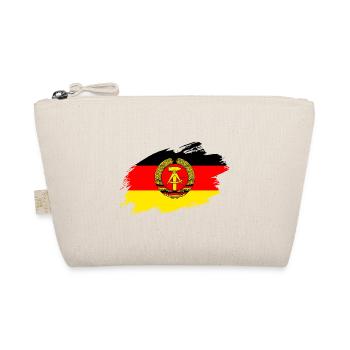 DDR Ostdeutschland Fahne Flagge - Bio-Täschchen - Natur - Vorne