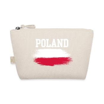 Typographie du drapeau du pinceau polonais - Trousse biologique - nature - Devant
