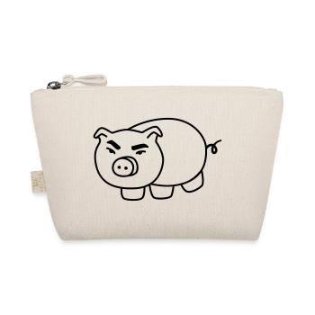 Piggy - Dessin animé de ferme drôle - Trousse biologique - nature - Devant