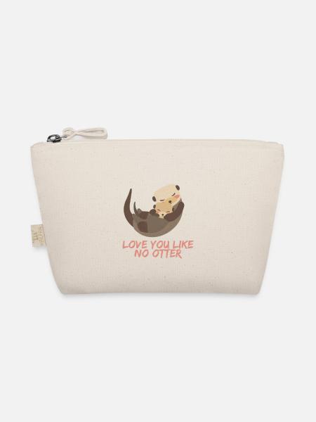 Love You Like No Otter - Bio-Täschchen - Natur