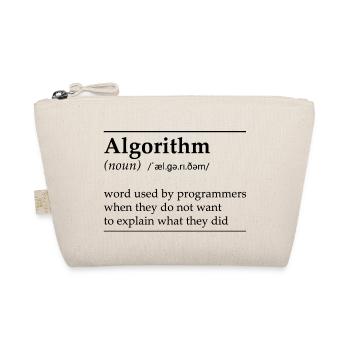 Perfektes Geschenk für Programmierer - Bio-Täschchen - Natur - Vorne