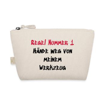 Regel 1 Werkzeug - Bio-Täschchen - Natur - Vorne