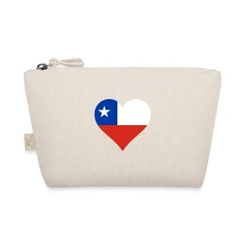 Chile Chilean flag flag - Organic Pouch - nature - Front