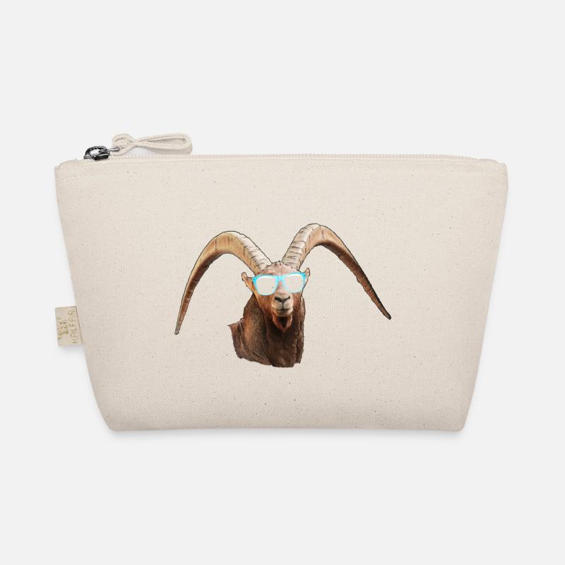 angesagter Steinbock - Bio-Täschchen - Natur