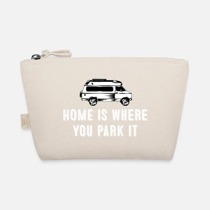 Home is where you park it - Camping Van life - Bio-Täschchen - Natur