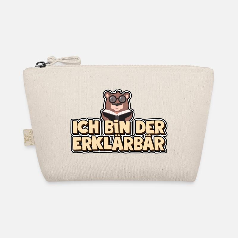 Ich bin der Erklärbär - Bio-Täschchen - Natur