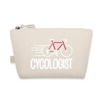Funny Bicycle Shirt - Organic Pouch - nature - Front