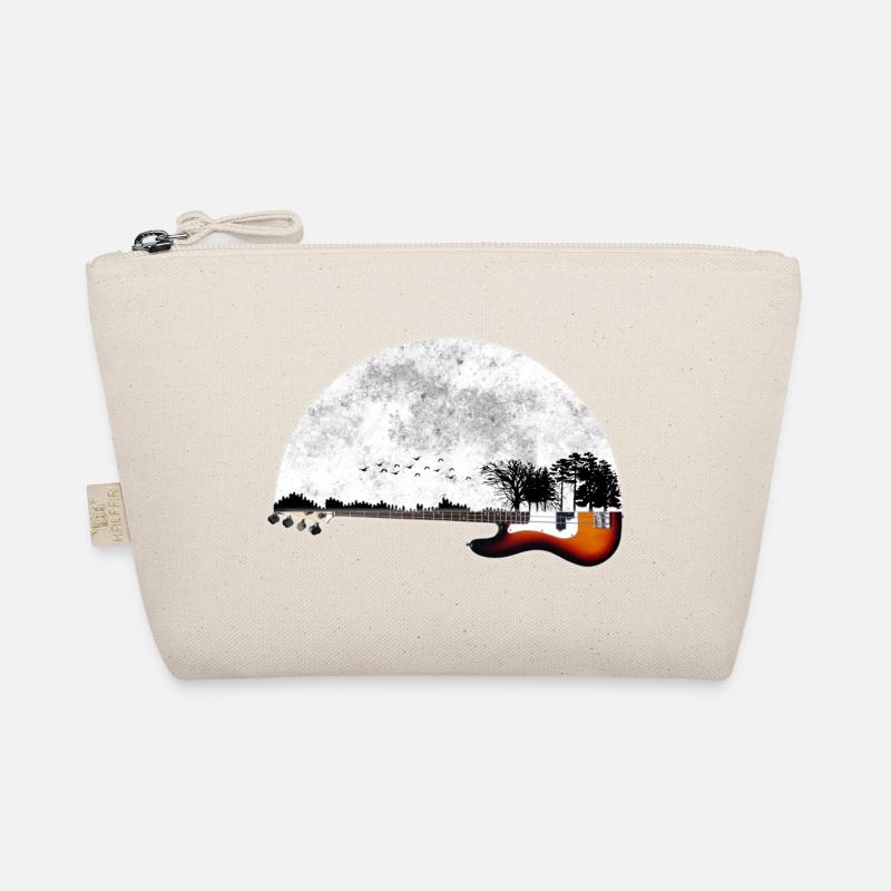 Gitarre Natur - Bio-Täschchen - Natur