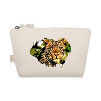 Leopard I Africa I Cartoon I POP Art I Gift - Organic Pouch - nature - Front