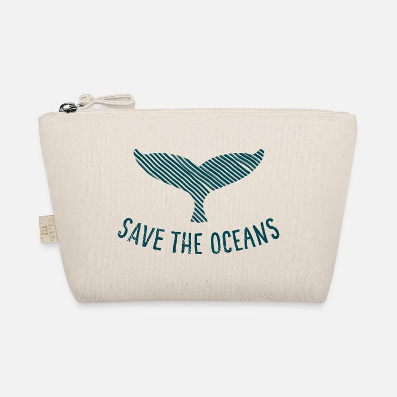 Save the oceans - Bio-Täschchen - Natur