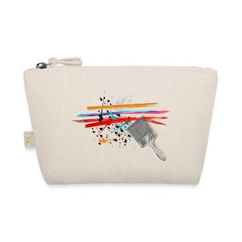 Paint Brush Painting Painter Blobs - Organic Pouch - nature - Front