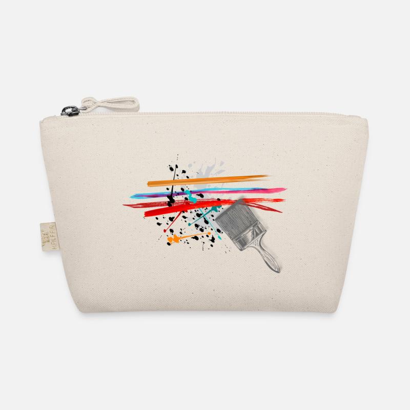 Paint Brush Painting Painter Blobs Organic Pouch
