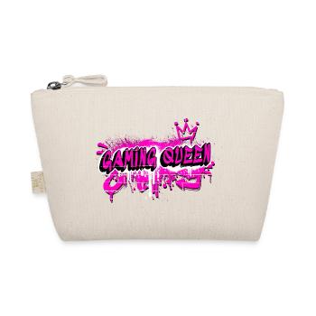 Gaming Queen Graffiti Design - Organic Pouch - nature - Front