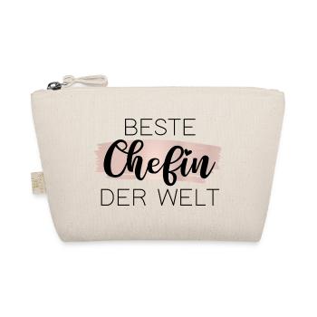 Beste Chefin der Welt - Bio-Täschchen - Natur - Vorne