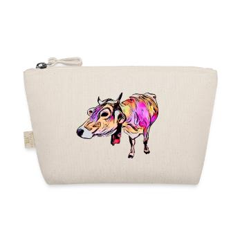 Braunvieh (DDP, dairy cow, Pop Art comic style) - Organic Pouch - nature - Front