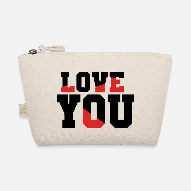 Love YOU - Bio-Täschchen - Natur