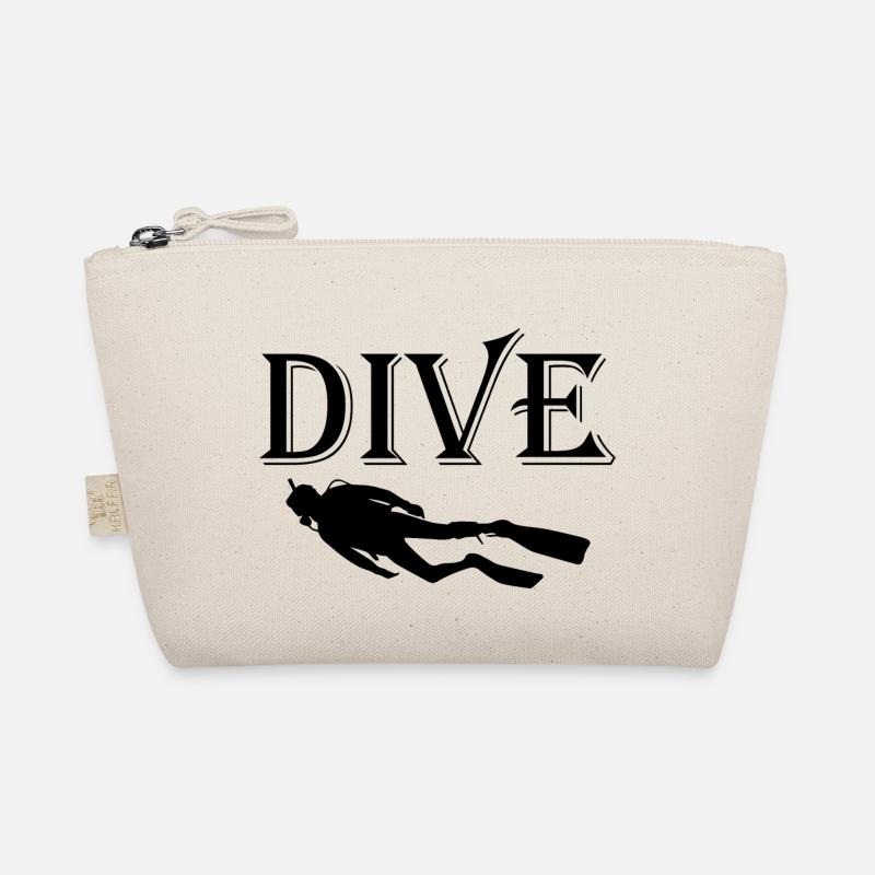 Diving Dive Dive Organic Pouch
