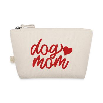 Dog Mom Dog Love - Organic Pouch - nature - Front
