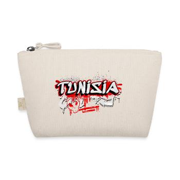 Tunisia graffiti flags design - Organic Pouch - nature - Front