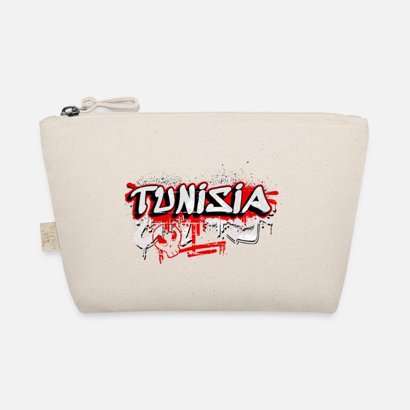 Design de drapeaux de la Tunisie graffiti Trousse biologique