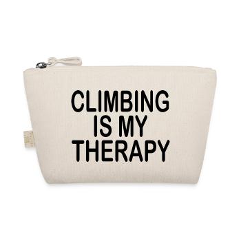 Bouldern Klettern Climbing - Bio-Täschchen - Natur - Vorne