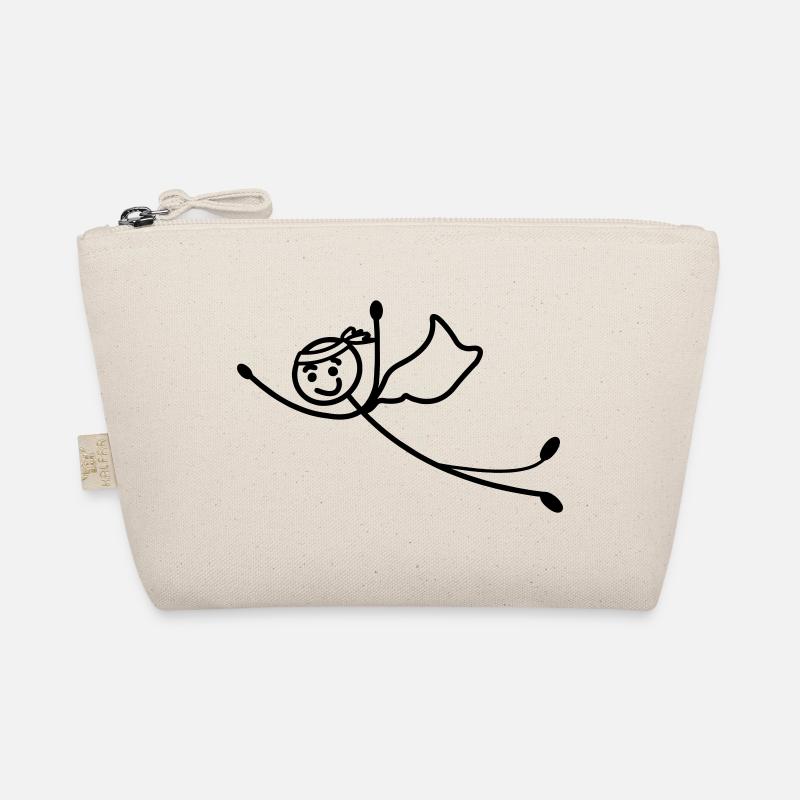 Super jung oder Mann fliegt schnell mit Umhang Bio-Täschchen