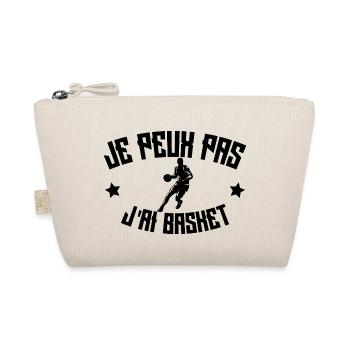 Je Peux Pas J'ai Basket - Trousse biologique - nature - Devant
