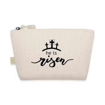 he is risen - Organic Pouch - nature - Front