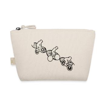 Bicycle Cycling Mountain Bike Cycling Bike Tour - Organic Pouch - nature - Front