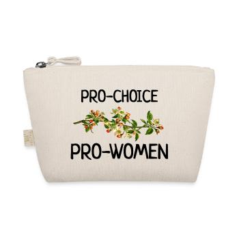 pro-choice pro-women feminist abortion rights - Organic Pouch - nature - Front
