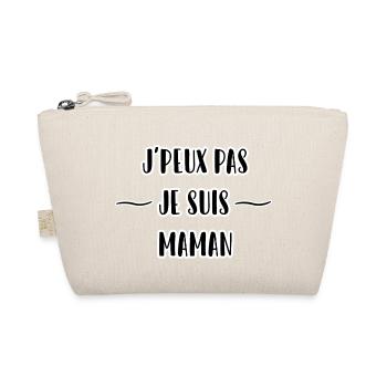 j'peux pas je suis maman - Trousse biologique - nature - Devant
