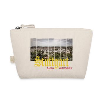 Stuttgart Skyline Vintage Baden-Württemberg - Bio-Täschchen - Natur - Vorne