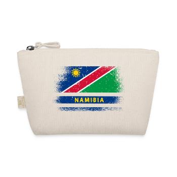 Namibia Flaggen Design - Bio-Täschchen - Natur - Vorne