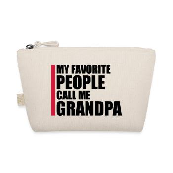People Call Me Grandpa - Organic Pouch - nature - Front