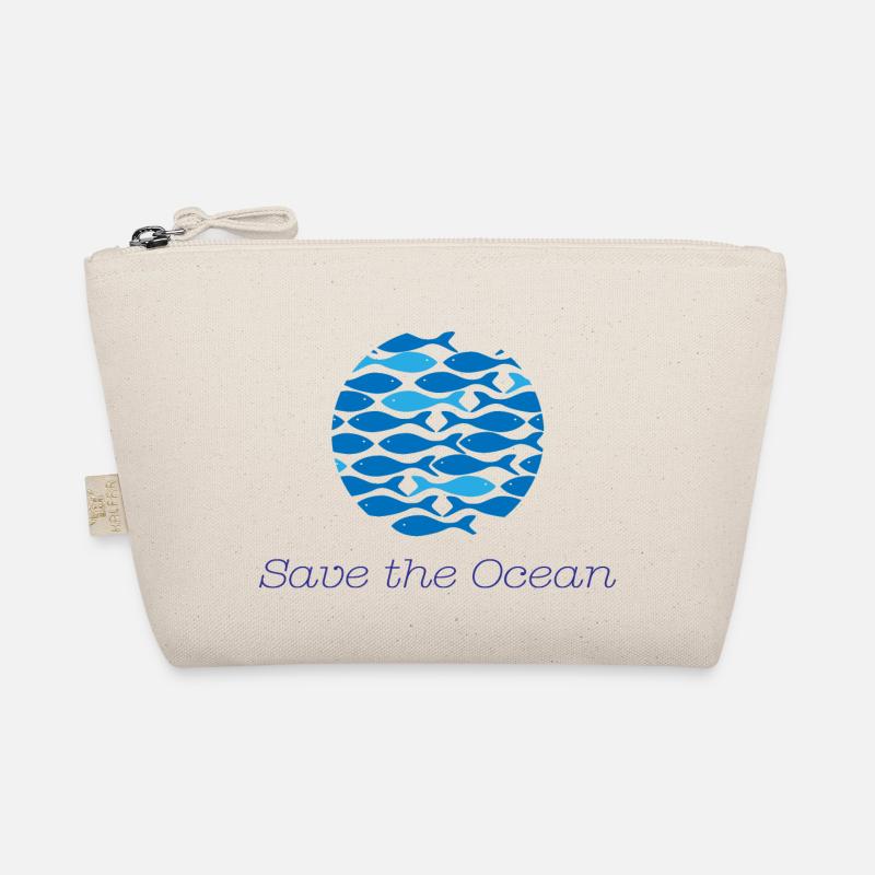 save the ocean Bio-Täschchen